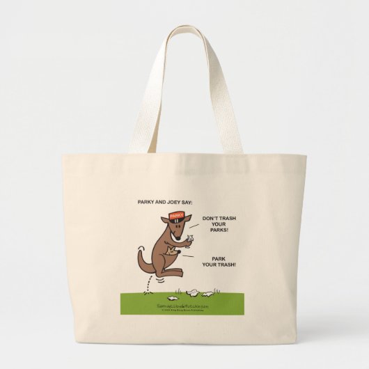 Parky en Joey Grote Tote Bag (Voorkant)