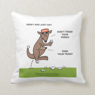 Parky en Joey pillow Kussen