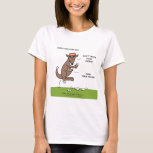 Parky en Joey T-shirt