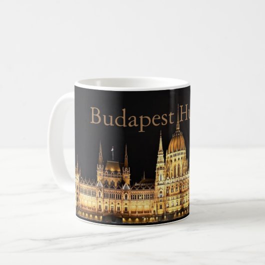Parlament - Budapest - Hongarije Koffiemok (Voorkant links)