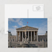 Parlament, Wien Österreich Briefkaart (Voorkant / Achterkant)