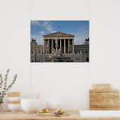 Parlament, Wien Österreich Poster (Keuken)