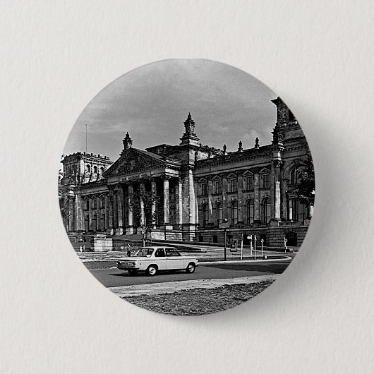  parlement Berlijnse Reichstag Ronde Button 5,7 Cm (Voorkant)
