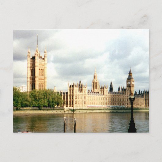 Parlement, Big Ben, Thames River Landscape Briefkaart (Voorkant)