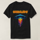 Parlement Funkadelic Retro Mothership Rock Funk T-shirt (Design voorkant)