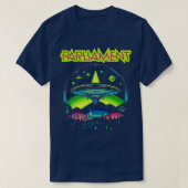 Parlement Funkadelic Retro Mothership Rock Funk T-shirt (Design voorkant)