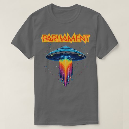 Parlement Funkadelic Retro Mothership Rock Funk T-shirt (Design voorkant)