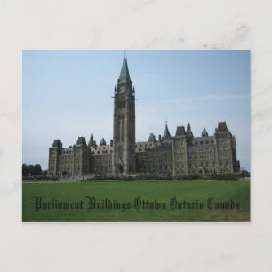Parlement Gebouwen Ottawa Ontario Canada Briefkaart