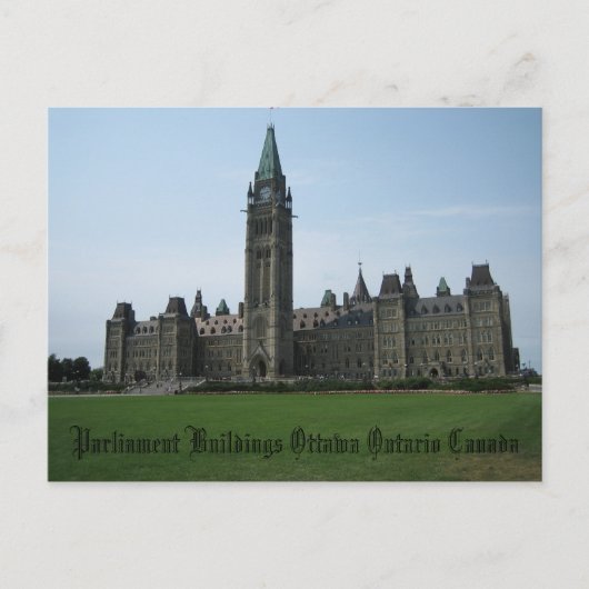 Parlement Gebouwen Ottawa Ontario Canada Briefkaart (Voorkant)