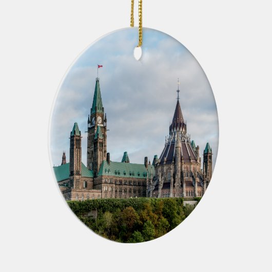 Parlement Hill in Ottawa Keramisch Ornament (Rechts)