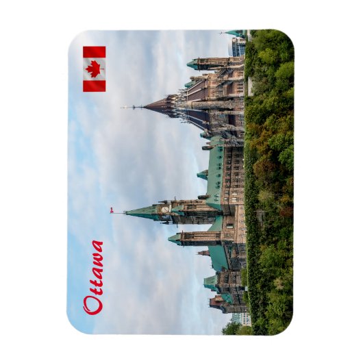 Parlement Hill in Ottawa Magneet (Verticaal)