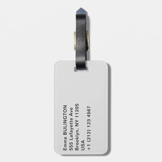 Parlement Hill in Ottawa - Ontario, Canada Bagagelabel (Achterkant verticaal)