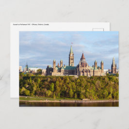 Parlement Hill in Ottawa - Ontario, Canada Briefkaart