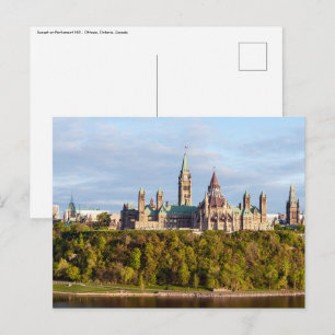 Parlement Hill in Ottawa - Ontario, Canada Briefkaart