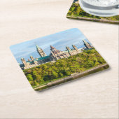 Parlement Hill in Ottawa - Ontario, Canada Kartonnen Onderzetters (Schuin)