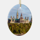 Parlement Hill in Ottawa - Ontario, Canada Keramisch Ornament (Rechts)