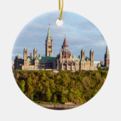 Parlement Hill in Ottawa - Ontario, Canada Keramisch Ornament (Voorkant)