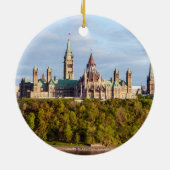 Parlement Hill in Ottawa - Ontario, Canada Keramisch Ornament (Achterkant)