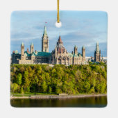 Parlement Hill in Ottawa - Ontario, Canada Keramisch Ornament (Achterkant)