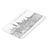 Parlement Hill in Ottawa - Ontario, Canada Magneet (Linkerzijde)