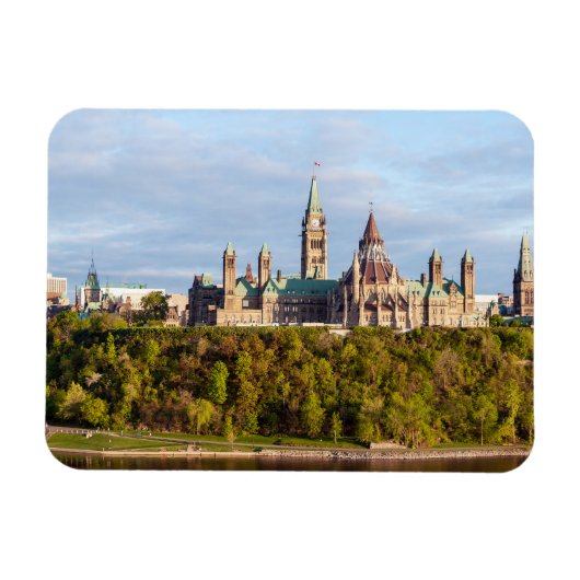 Parlement Hill in Ottawa - Ontario, Canada Magneet (Horizontaal)