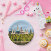 Parlement Hill in Ottawa - Ontario, Canada Papieren Bordje (Feest)