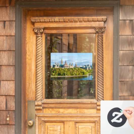 Parlement Hill in Ottawa - Ontario, Canada Raamsticker (Huis Deur)