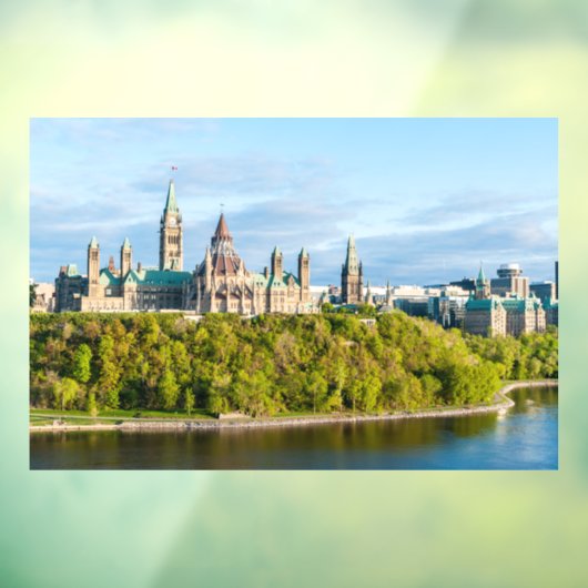 Parlement Hill in Ottawa - Ontario, Canada Raamsticker (Vel 3)