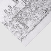 Parlement Hill in Ottawa - Ontario, Canada Tissuepapier (Detail)