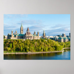 Parlement Hill in Ottawa Poster