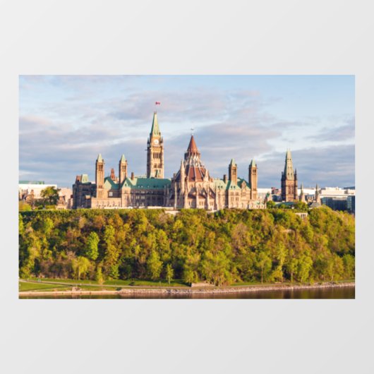 Parlement Hill in Ottawa Raamsticker (Vel)