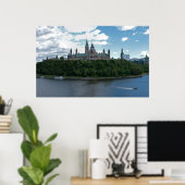 Parlement Hill Ottawa Canada Poster (Thuiskantoor)