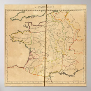 Parlement in Frankrijk Poster