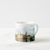 Parlement Londen Big Ben Thames, Landschap Espresso Kop (Voorkant rechts)