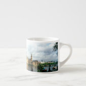 Parlement Londen Big Ben Thames, Landschap Espresso Kop (Rechts)