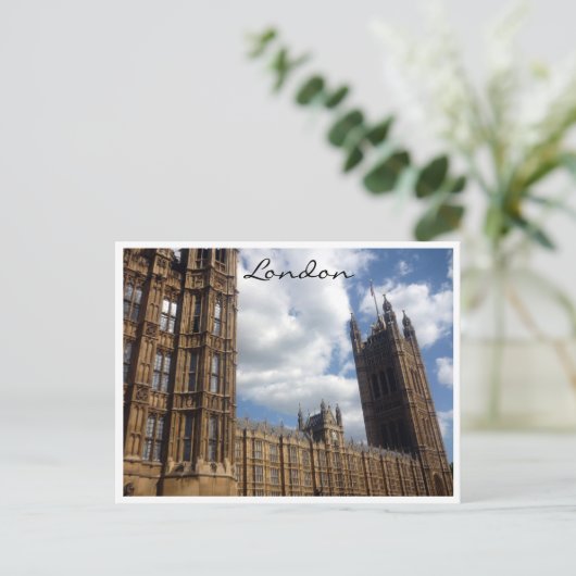 parlement london briefkaart (Staand voorkant)