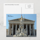 parlement oostenrijk wien briefkaart (Voorkant / Achterkant)