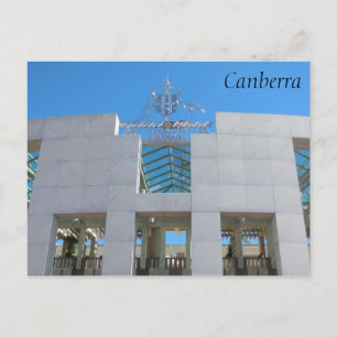 parlement van Australië, Canberra. Briefkaart