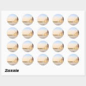 parlement van Boedapest Ronde Sticker (Vel)