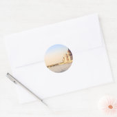 parlement van Boedapest Ronde Sticker (Envelop)