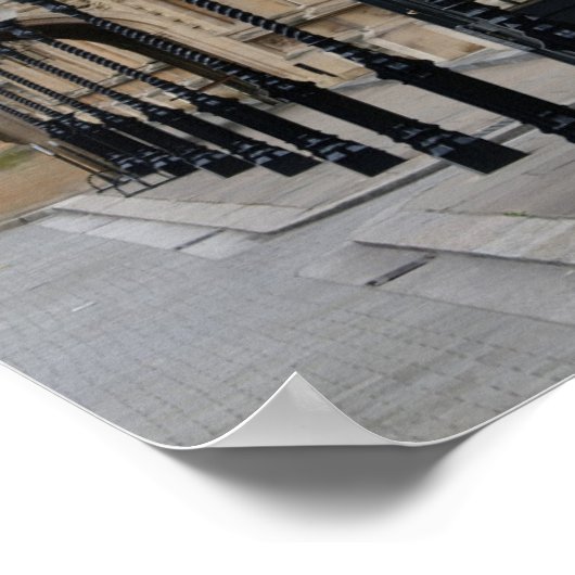 Parlement - Westminster - Lamppost Poster (Hoek)