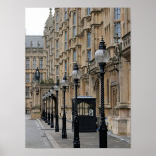 Parlement - Westminster - Lamppost Poster
