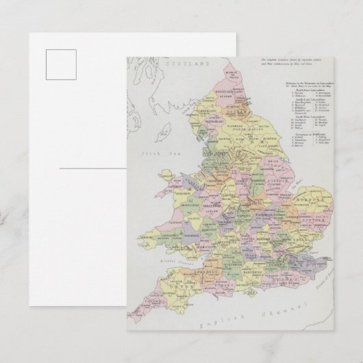 Parlementaire Vertegenwoordiging | Engeland en Wal Briefkaart (Voorkant / Achterkant)