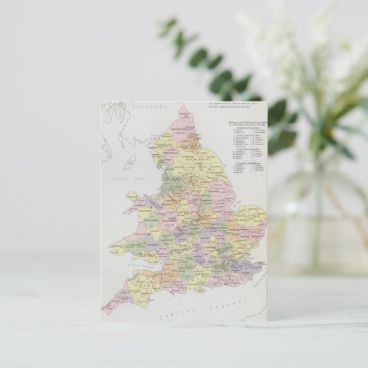 Parlementaire Vertegenwoordiging | Engeland en Wal Briefkaart (Staand voorkant)