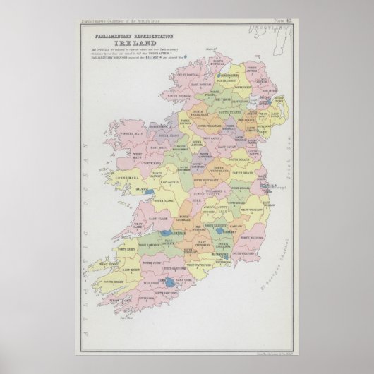 Parlementaire Vertegenwoordiging | Ierland Poster (Voorkant)