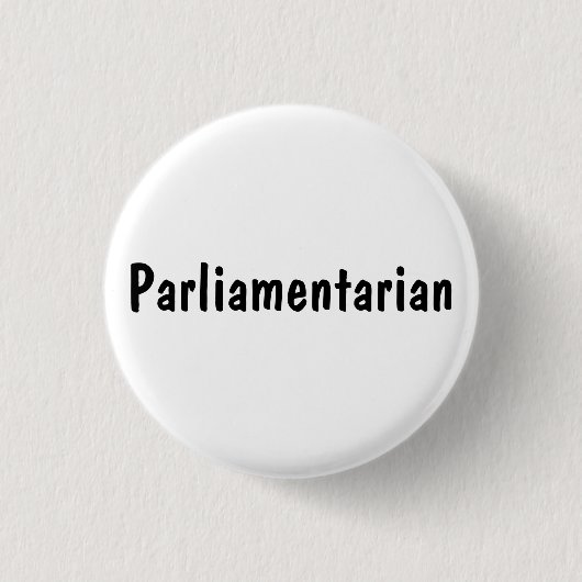 Parlementariër Ronde Button 3,2 Cm (Voorkant)