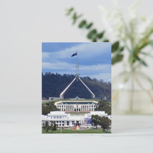 parlementsgebouw briefkaart (Staand voorkant)