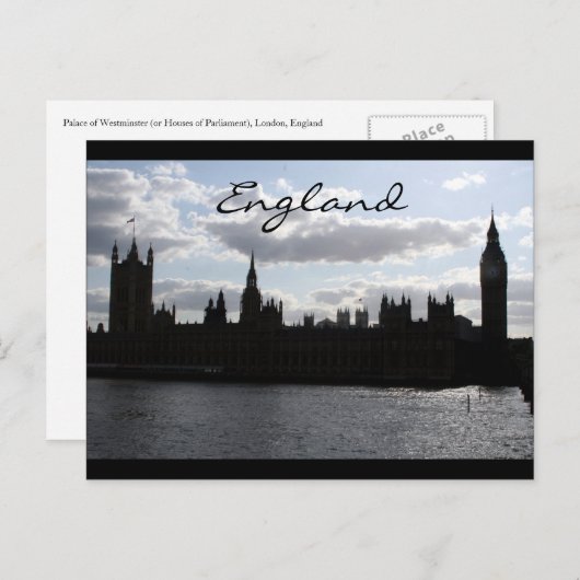 parlementsgebouw briefkaart (Voorkant / Achterkant)