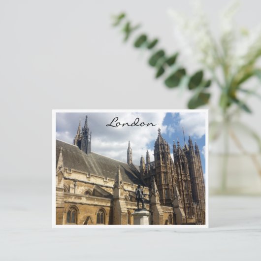 parlementsgebouw briefkaart (Staand voorkant)