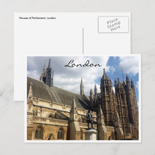 parlementsgebouw briefkaart (Voorkant / Achterkant)